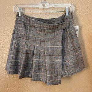 Anthropologie Dizzy Lizzy Soft Plaid Skort Size Small NWT $118